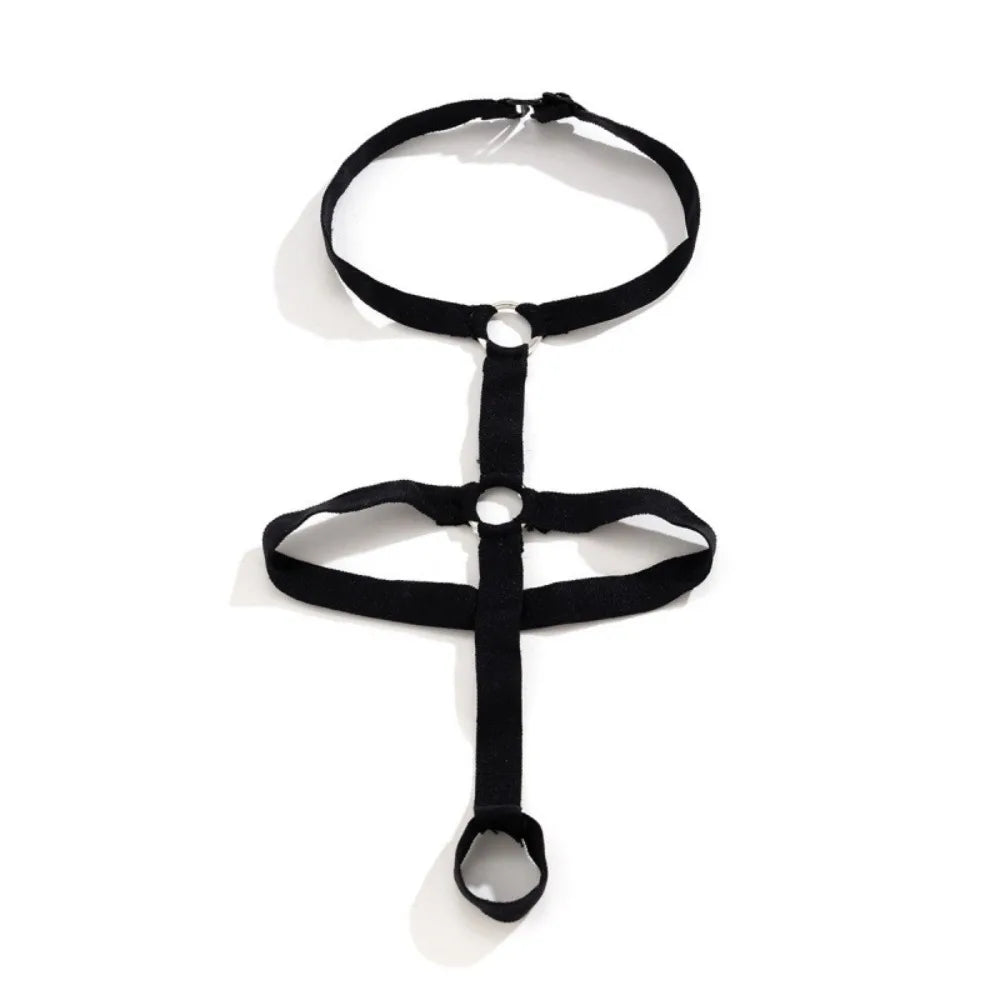 Sexy Romantic Temptation Black Elastic Strap Anklets for Women Wearable Beautiful Feet Punk Hot Girl Jewelry Accessories Gifts