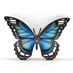 Easter Wooden Butterfly Carving - Gradient Glow Tabletop Decor, Handcrafted LED Light Animal Sculpture for Home Desk Decoration