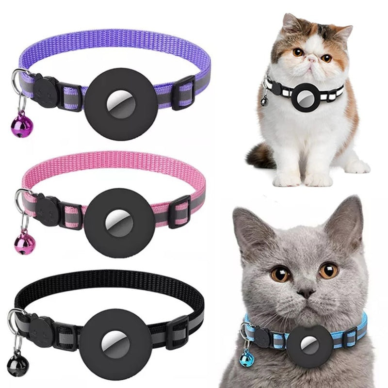 Reflective Waterproof Airtag Collar for Dogs and Cats