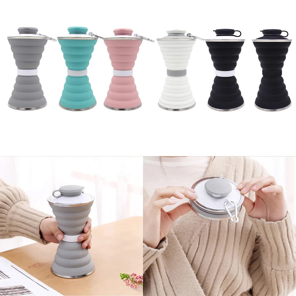 FlexSip 500ML Foldable Silicone Water Bottle