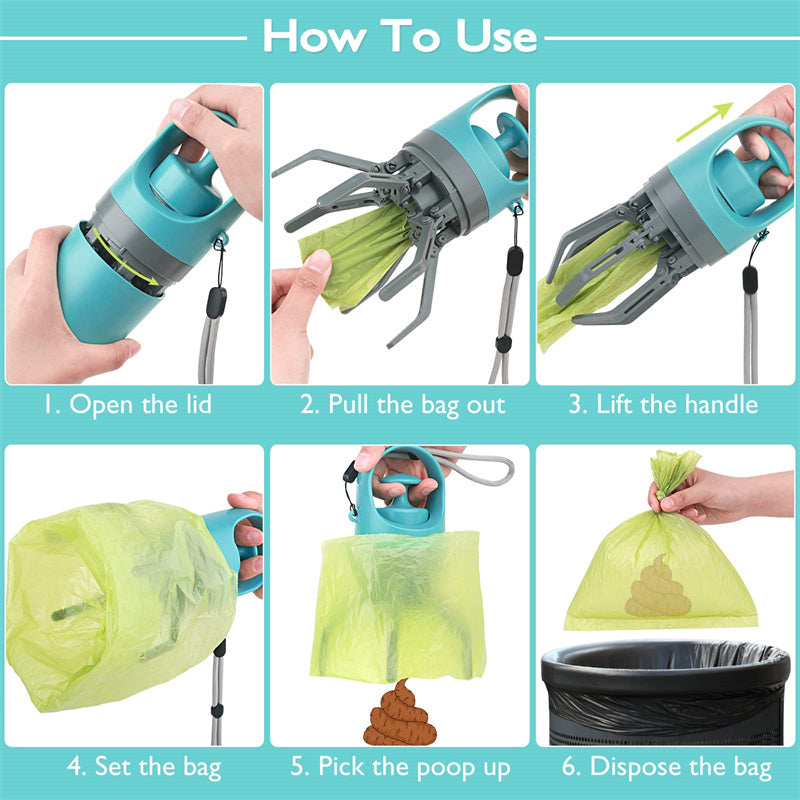 CleanPaws 8-Claw Pooper Scooper