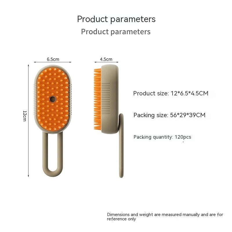 PurrMist 3-in-1 Electric Pet Grooming Brush