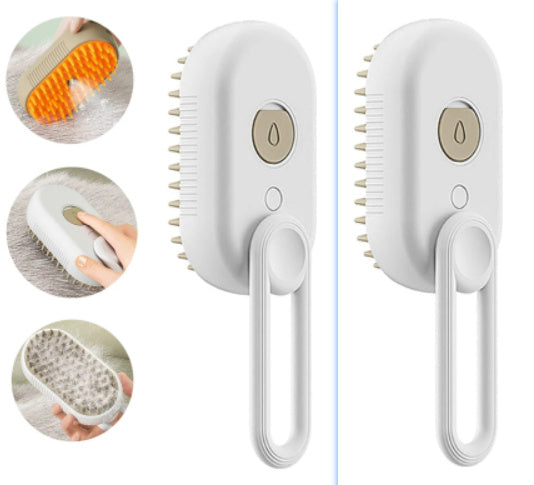 PurrMist 3-in-1 Electric Pet Grooming Brush